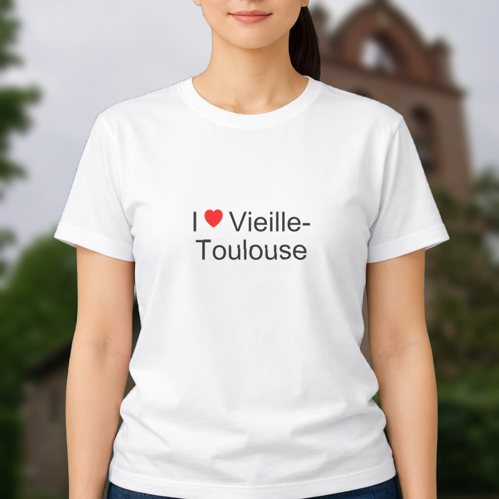 T-shirt I love vieille-toulouse