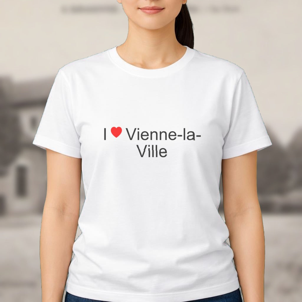 T-shirt I love vienne-la-ville