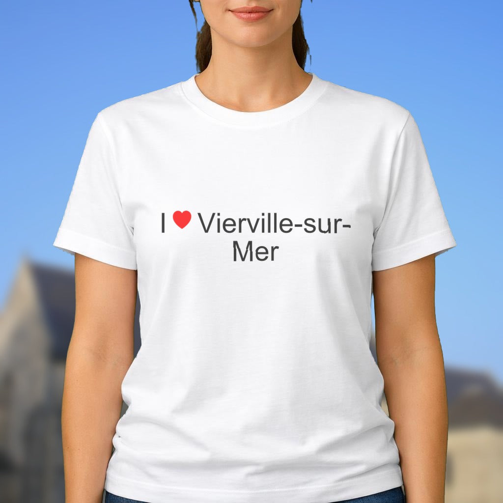 T-shirt I love vierville-sur-mer