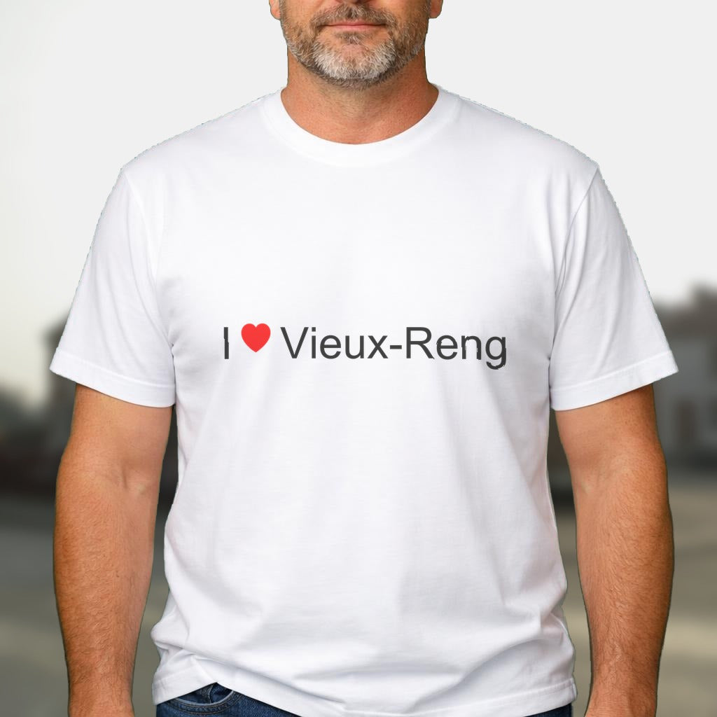 T-shirt I love vieux-reng