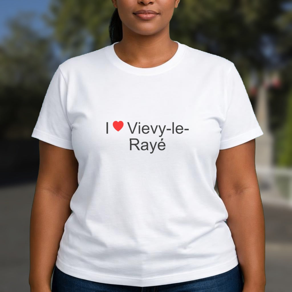T-shirt I love vievy-le-rayé