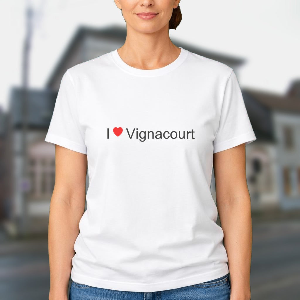 T-shirt I love vignacourt