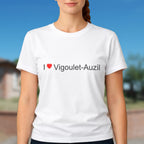 T-shirt I love vigoulet-auzil