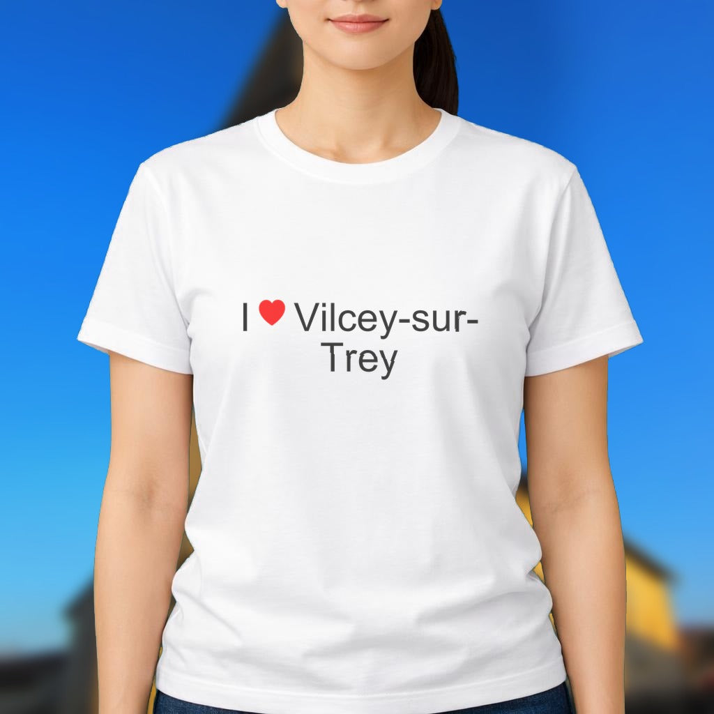 T-shirt I love vilcey-sur-trey