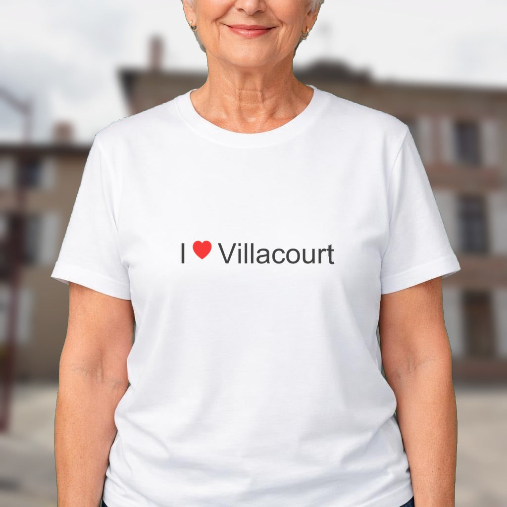 T-shirt I love villacourt