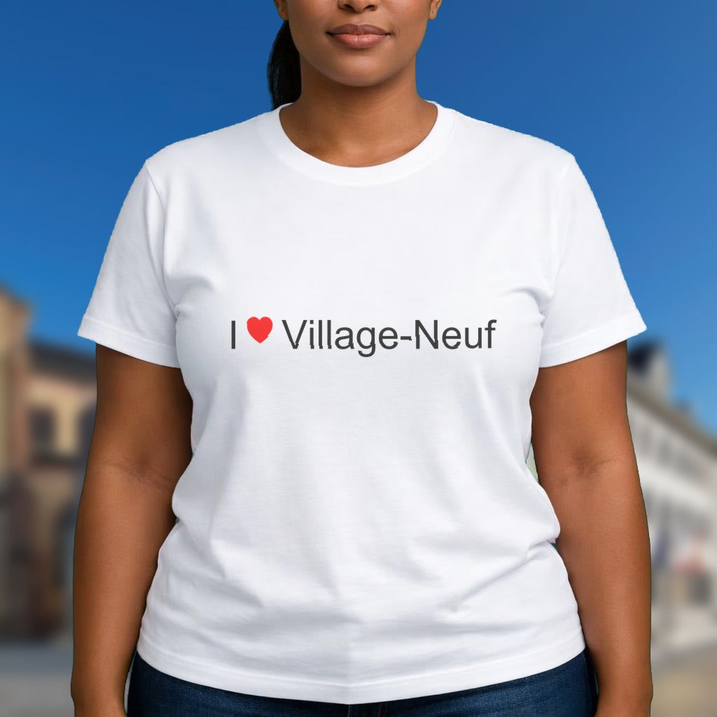 T-shirt I love village-neuf