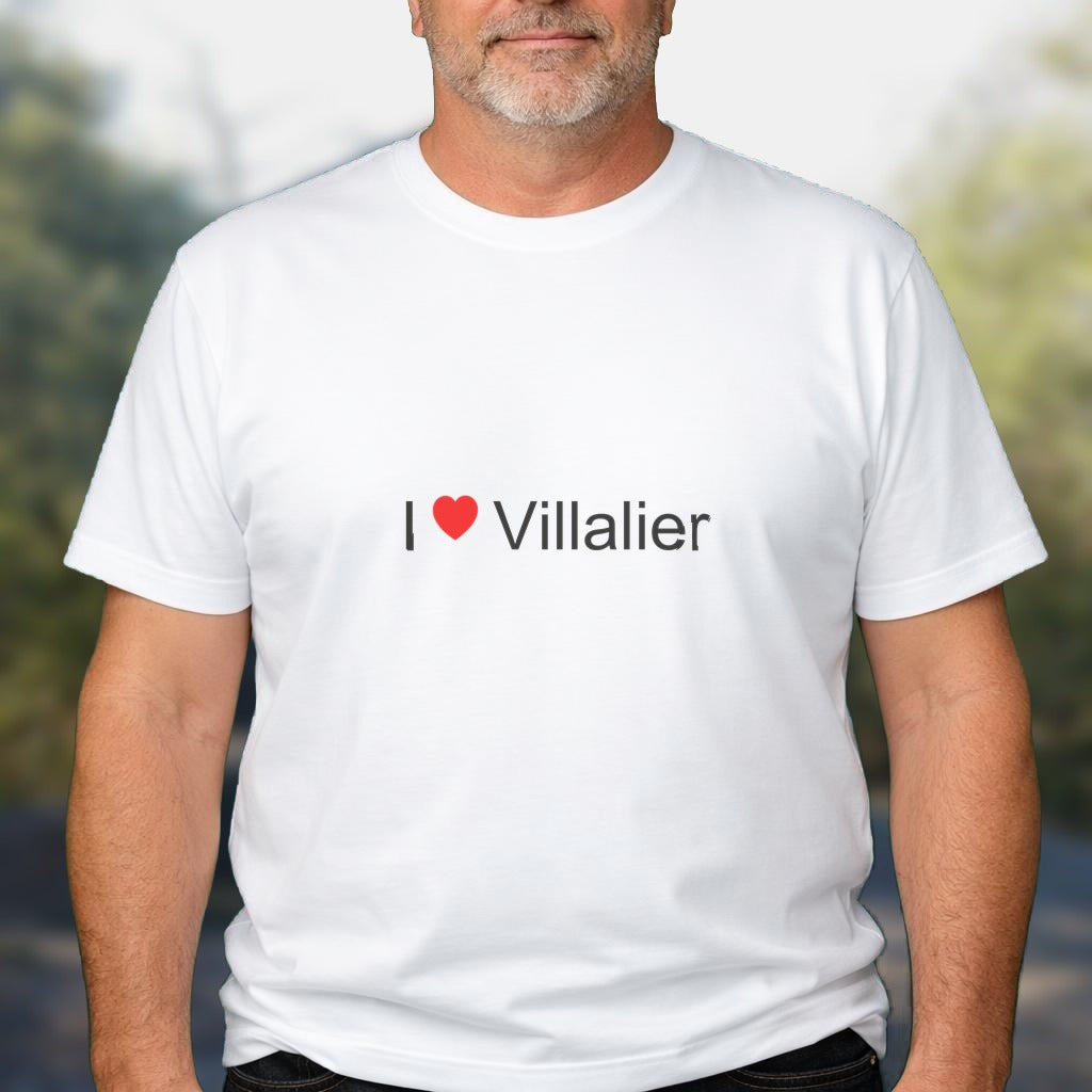 T-shirt I love villalier