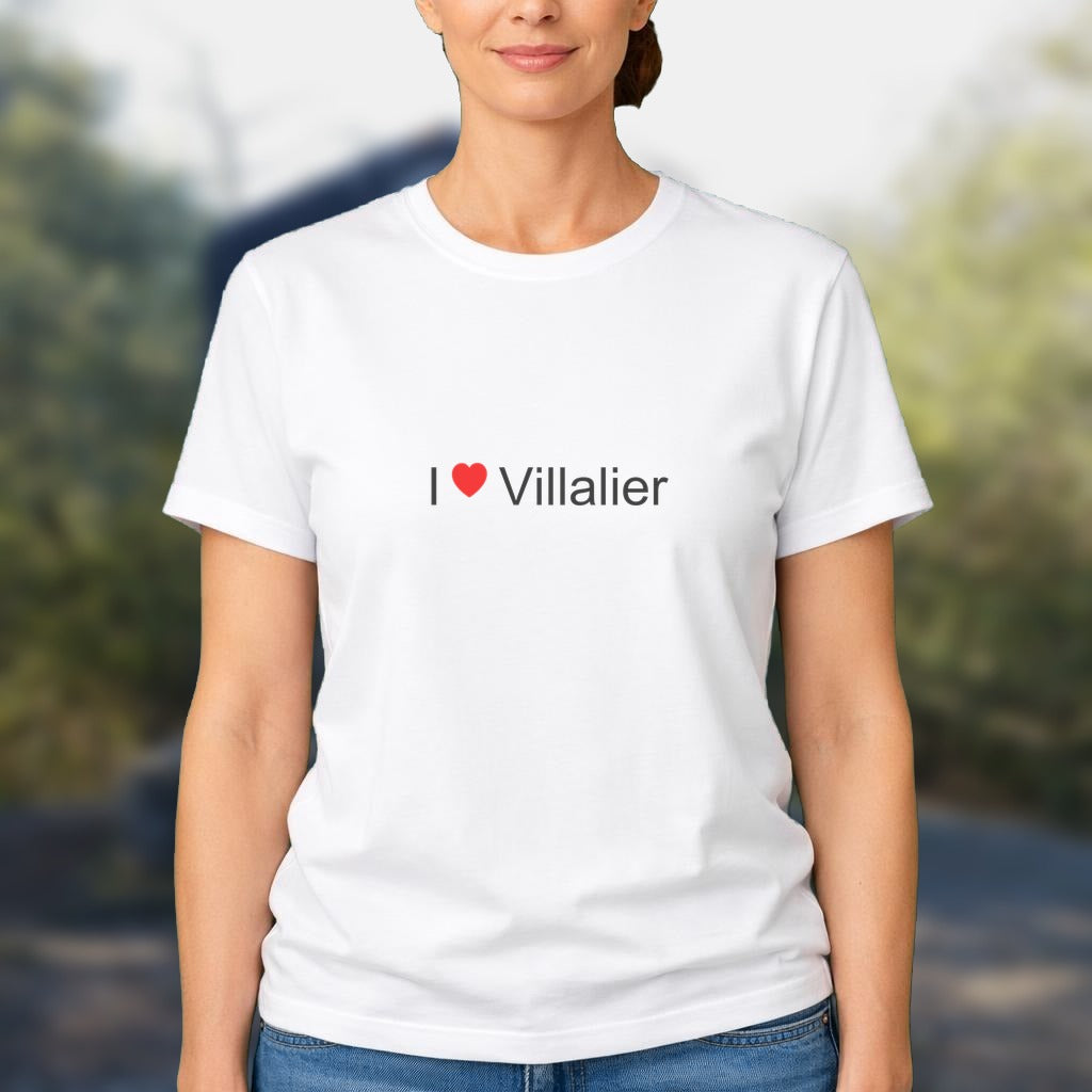 T-shirt I love villalier