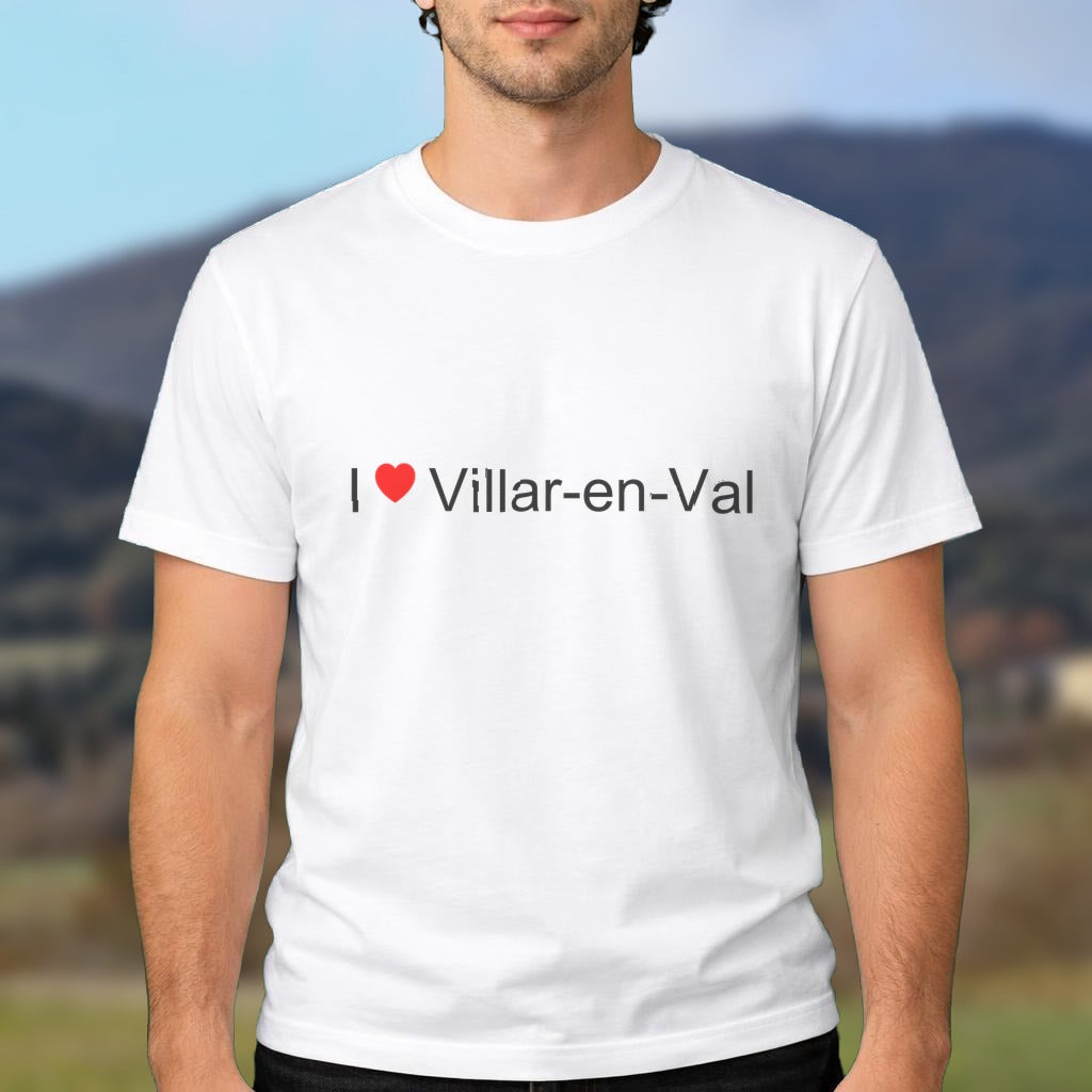 T-shirt I love villar-en-val
