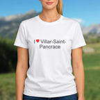 T-shirt I love villar-saint-pancrace