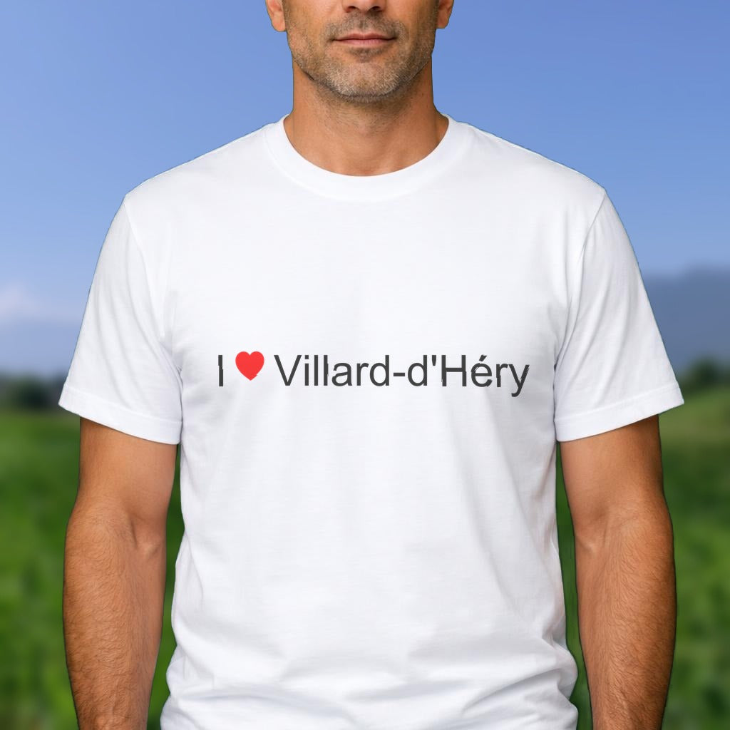 T-shirt I love villard-d'héry