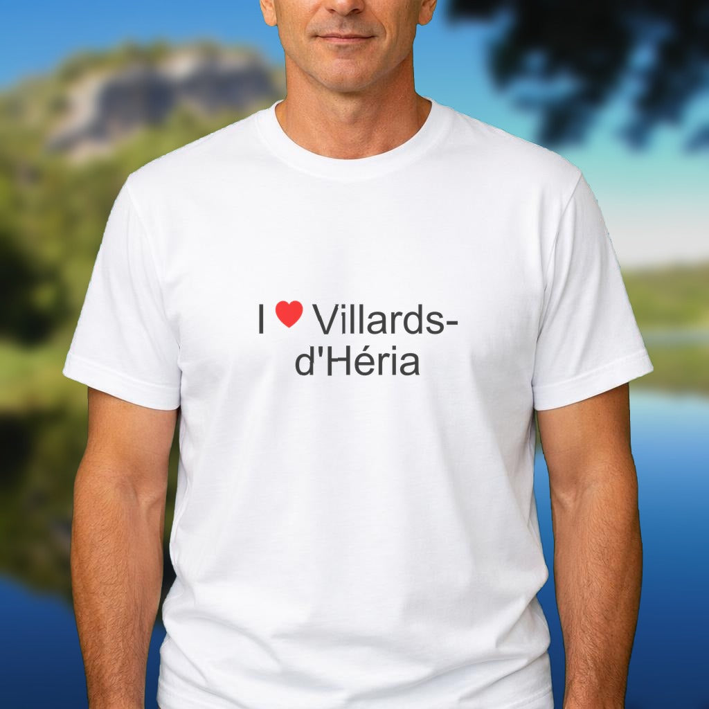 T-shirt I love villards-d'héria