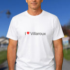T-shirt I love villaroux