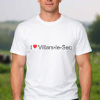 T-shirt I love villars-le-sec