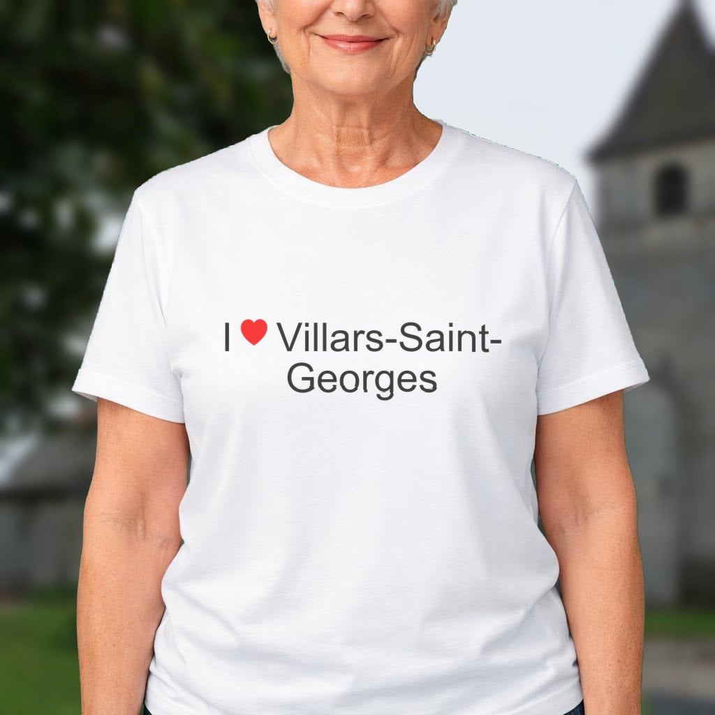 T-shirt I love villars-saint-georges
