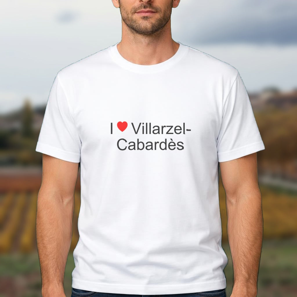 T-shirt I love villarzel-cabardès