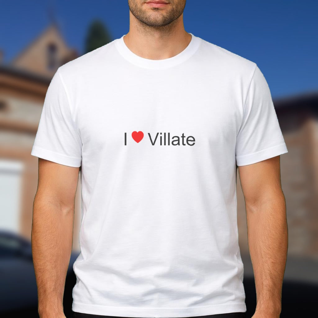 T-shirt I love villate