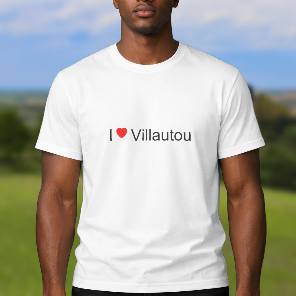 T-shirt I love villautou