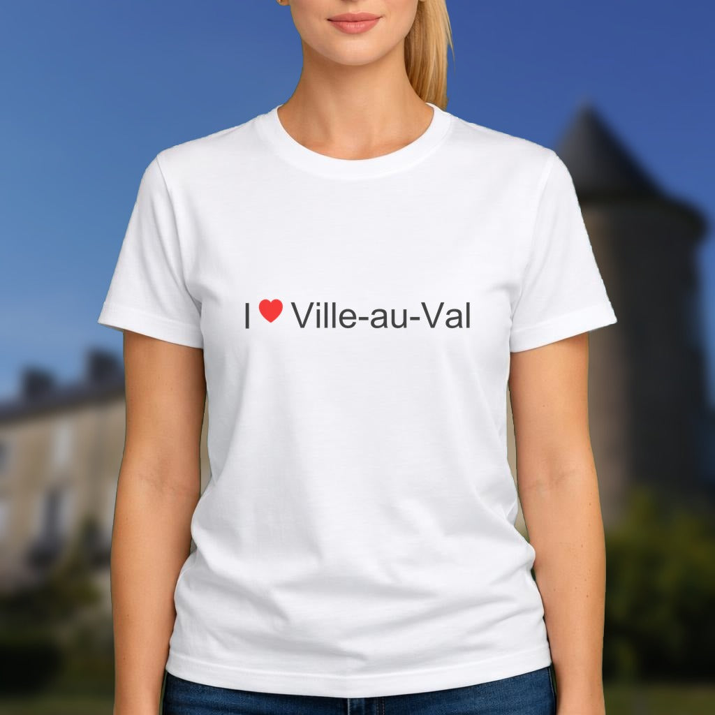 T-shirt I love ville-au-val