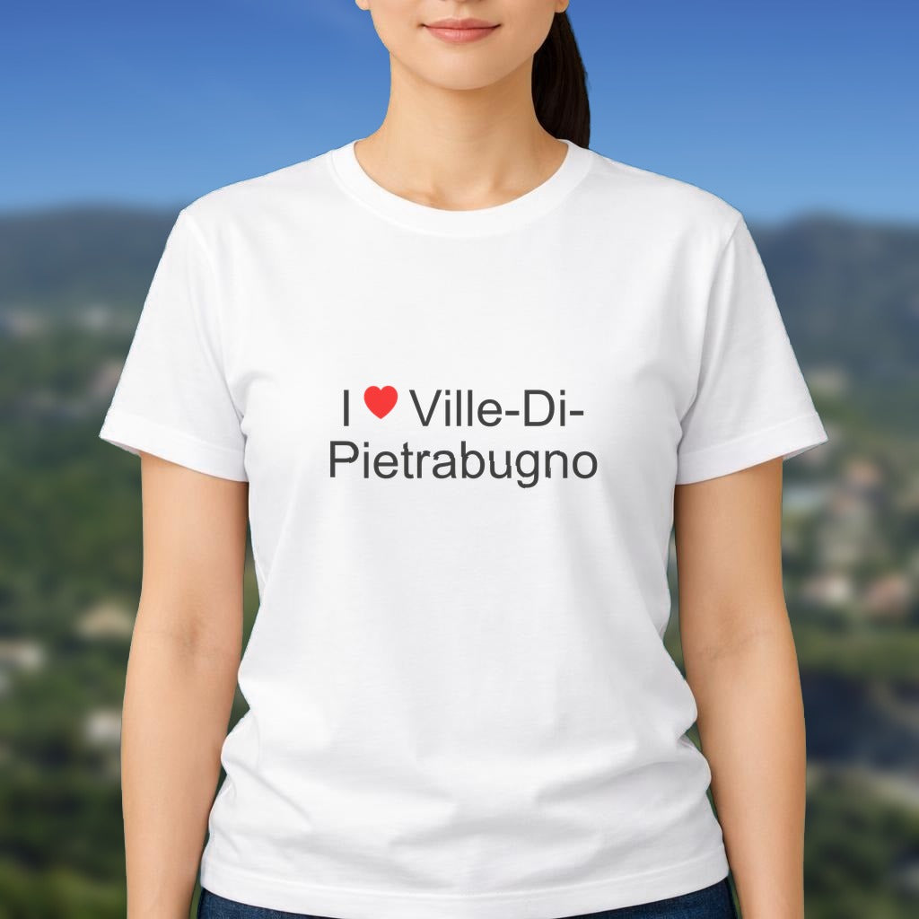 T-shirt I love ville-di-pietrabugno