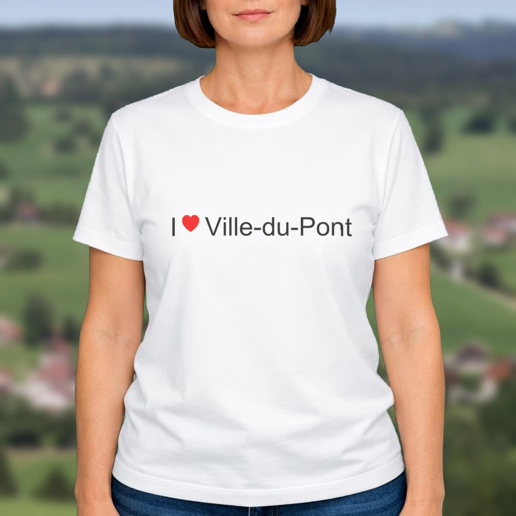 T-shirt I love ville-du-pont