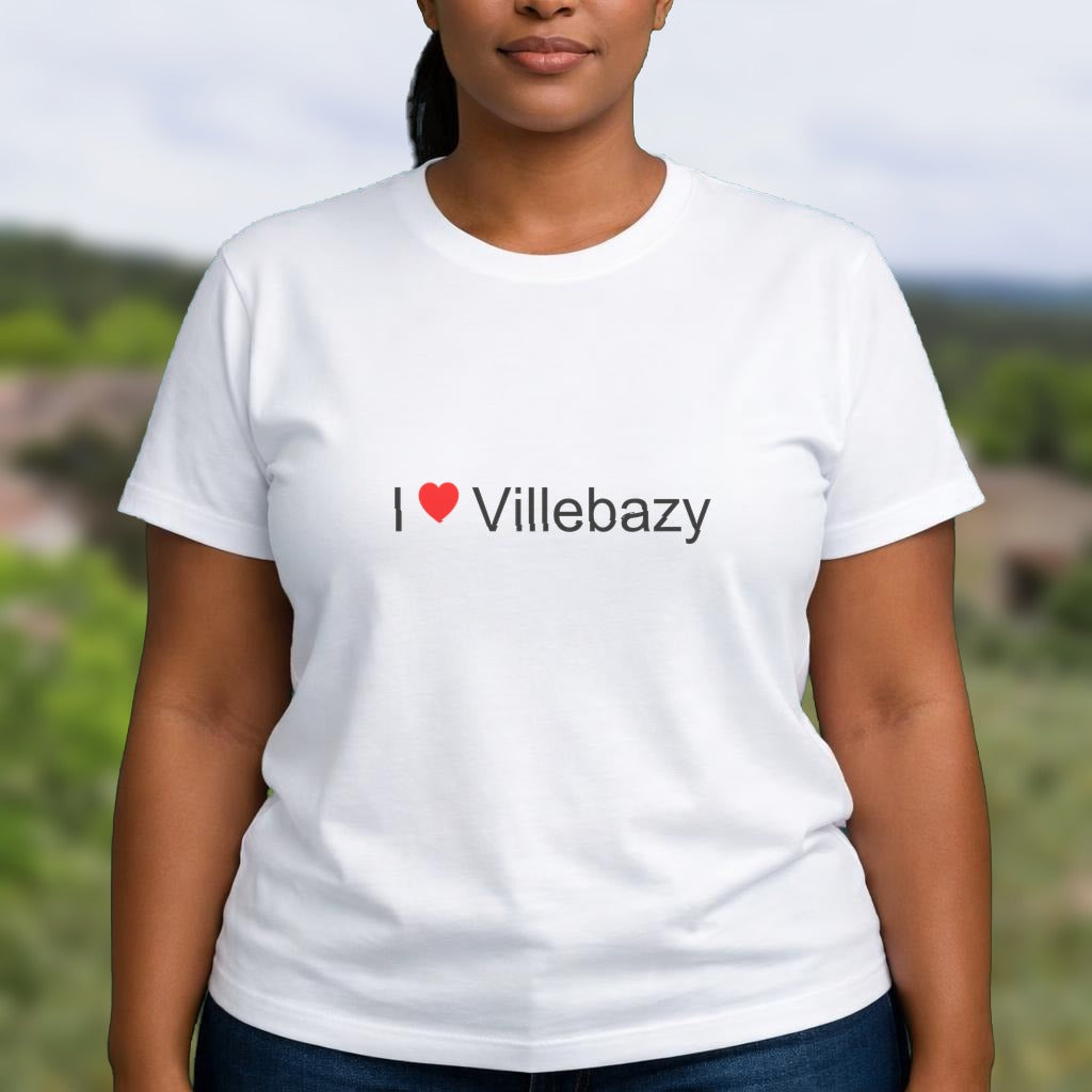 T-shirt I love villebazy