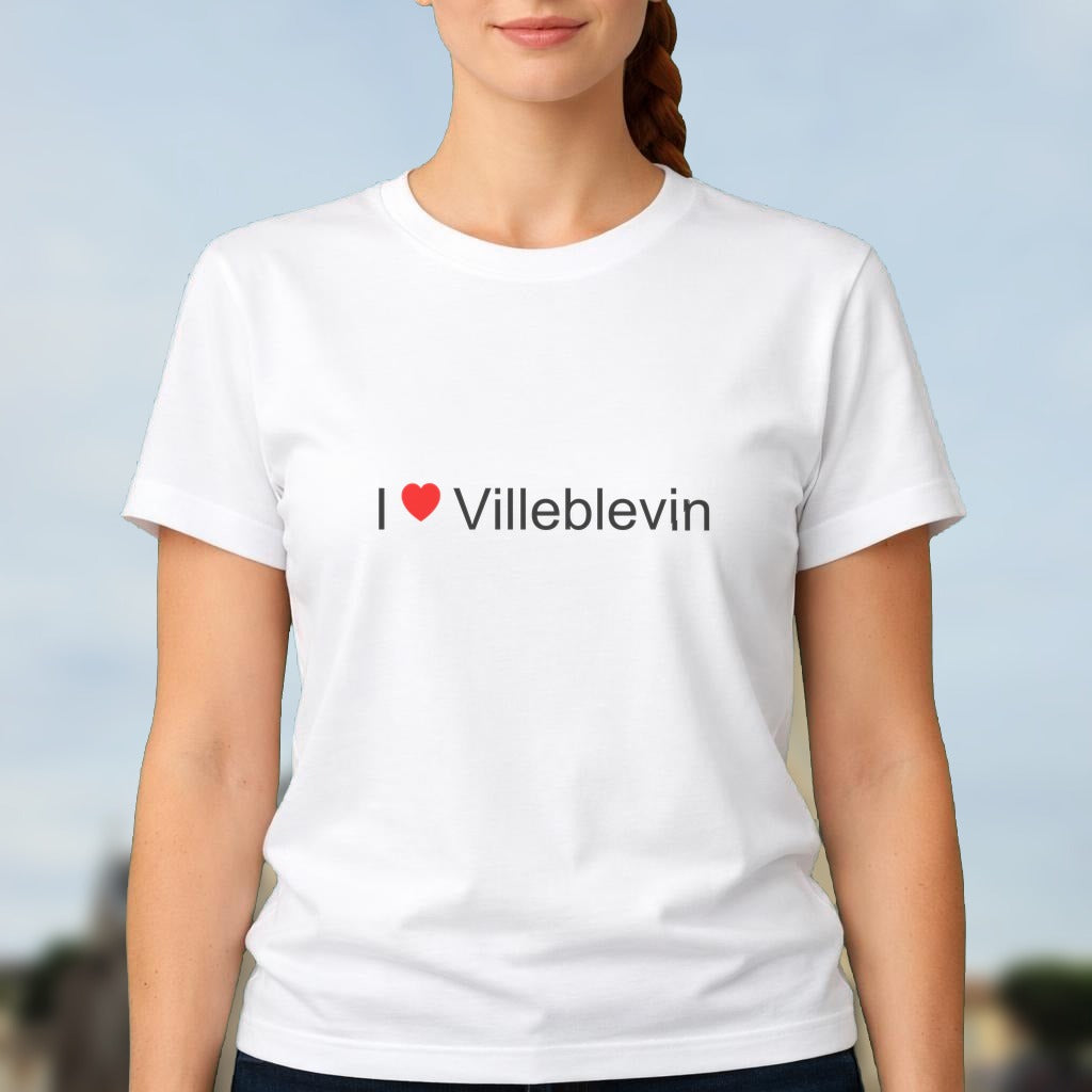 T-shirt I love villeblevin