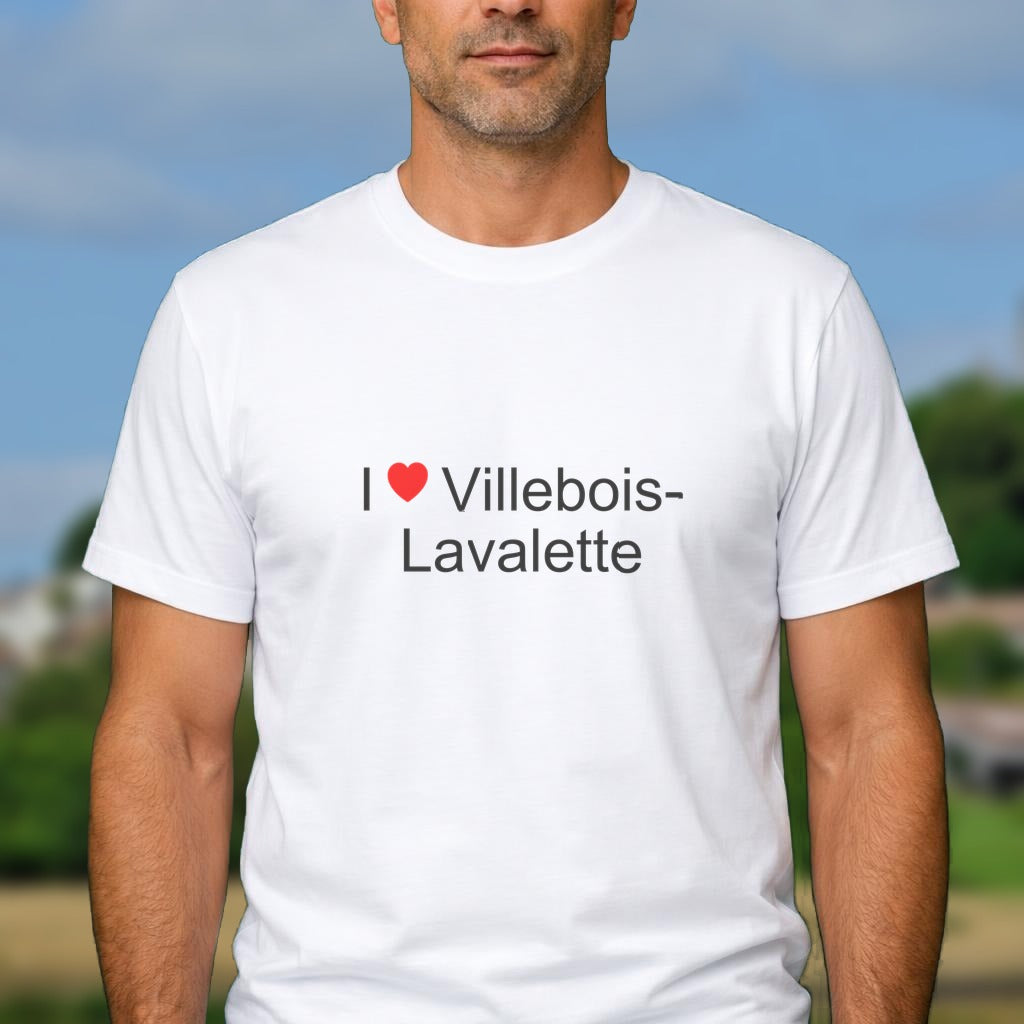 T-shirt I love villebois-lavalette