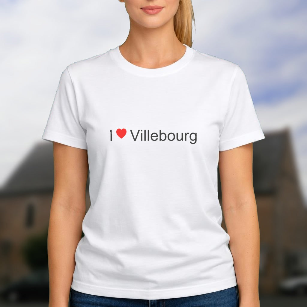 T-shirt I love villebourg