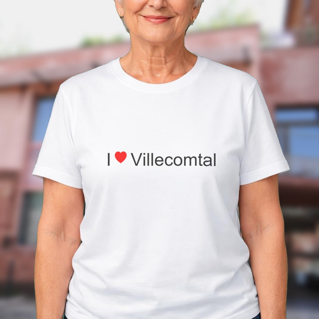 T-shirt I love villecomtal