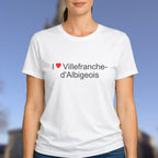 T-shirt I love villefranche-d'albigeois