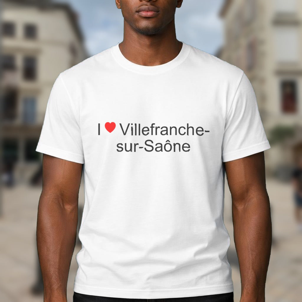 T-shirt I love villefranche-sur-saône