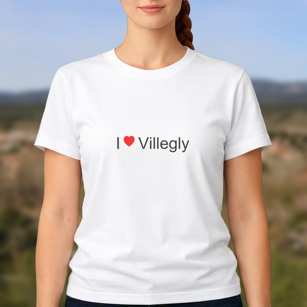 T-shirt I love villegly