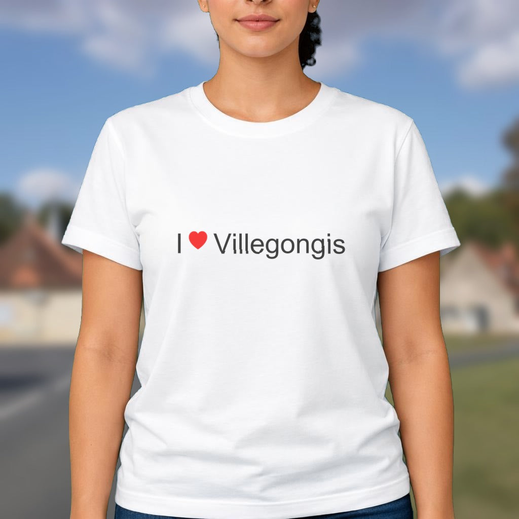 T-shirt I love villegongis