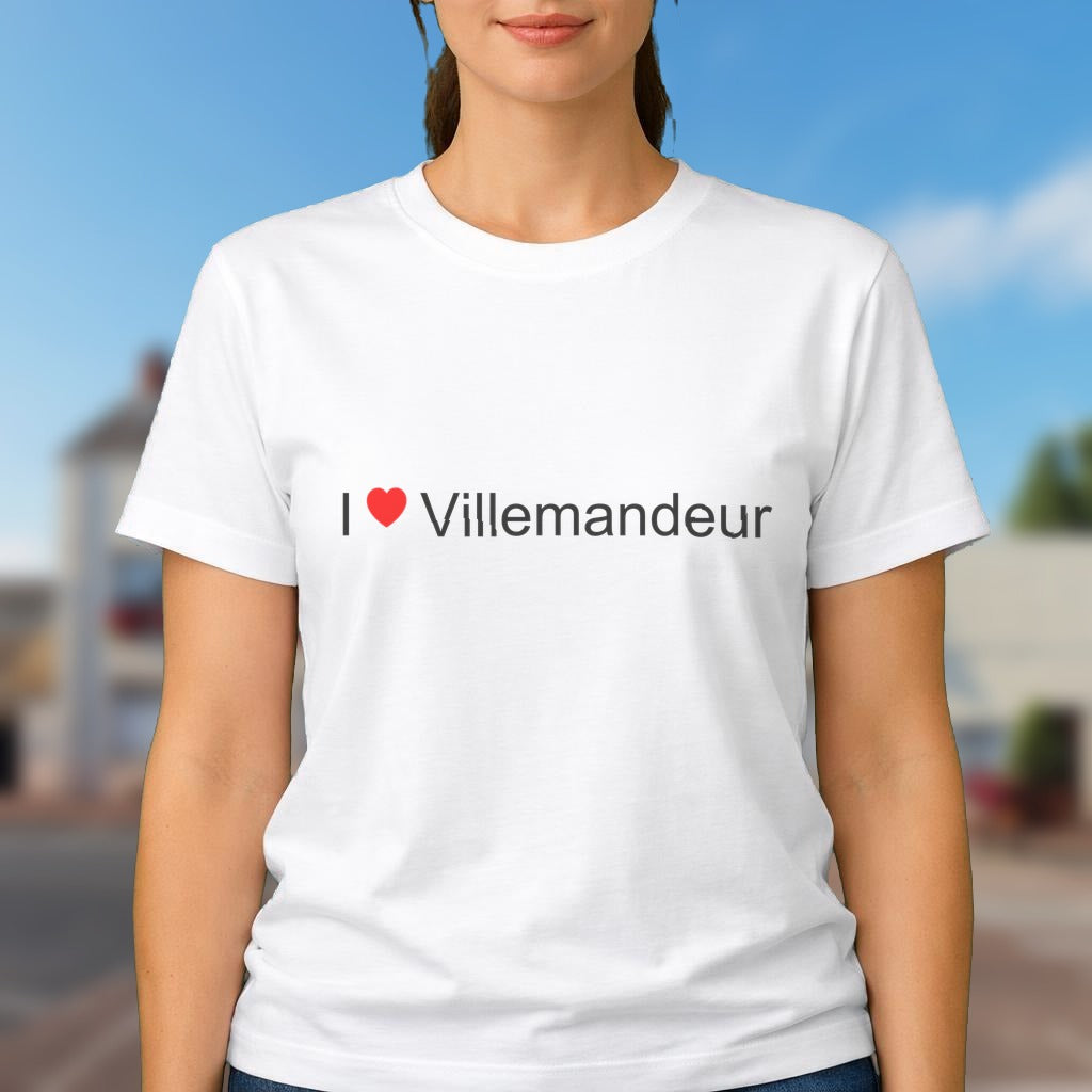T-shirt I love villemandeur