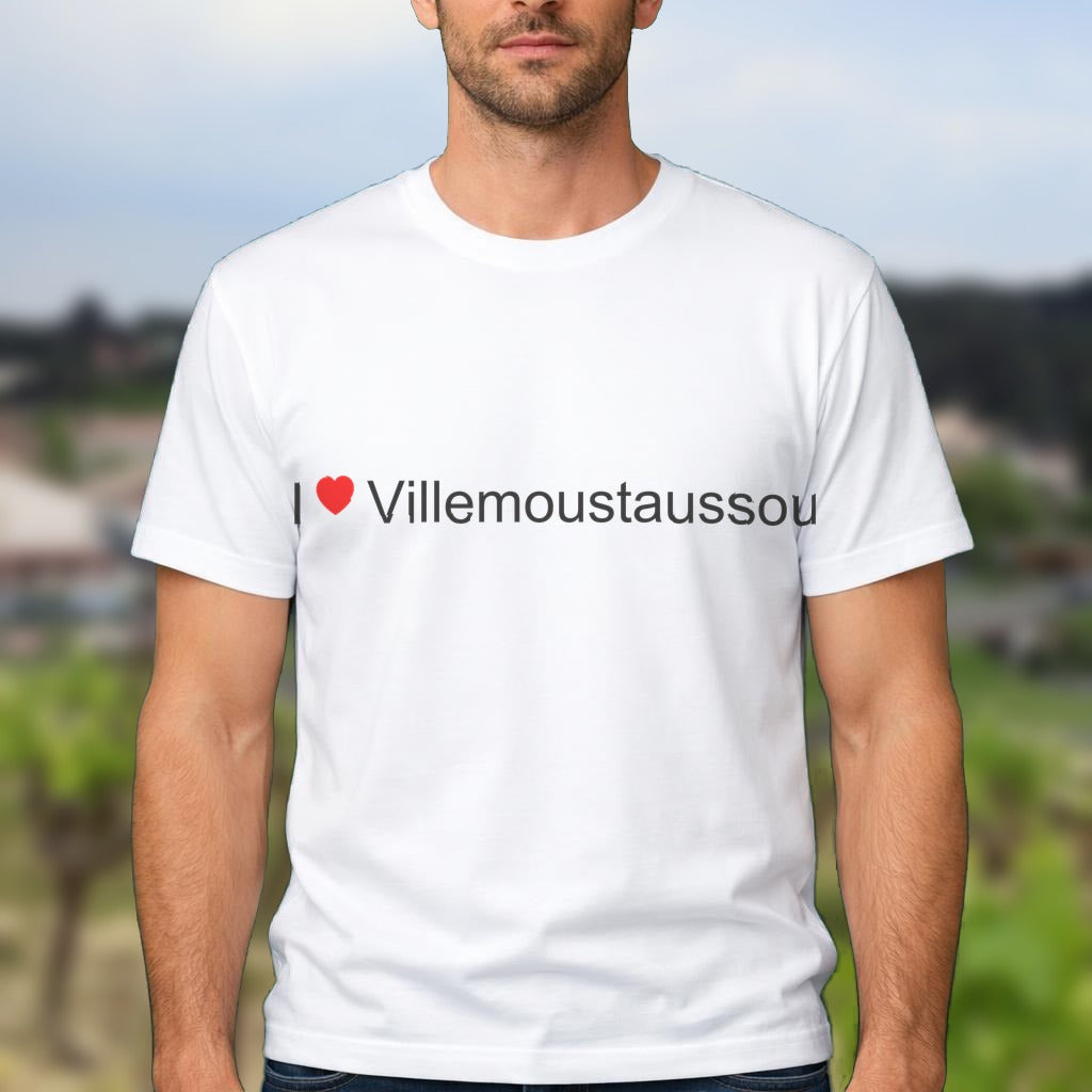 T-shirt I love villemoustaussou