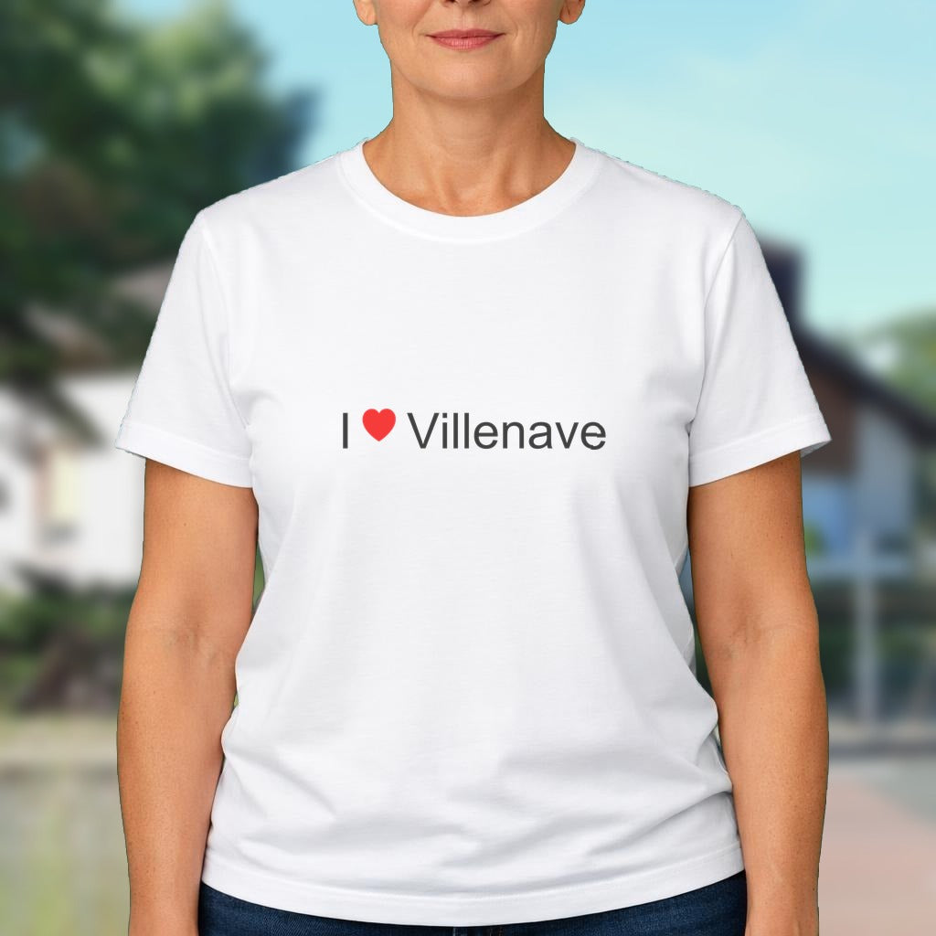 T-shirt I love villenave