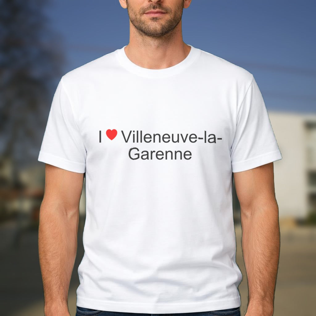 T-shirt I love villeneuve-la-garenne