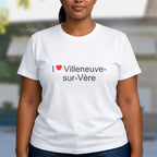 T-shirt I love villeneuve-sur-vère