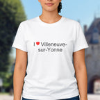 T-shirt I love villeneuve-sur-yonne