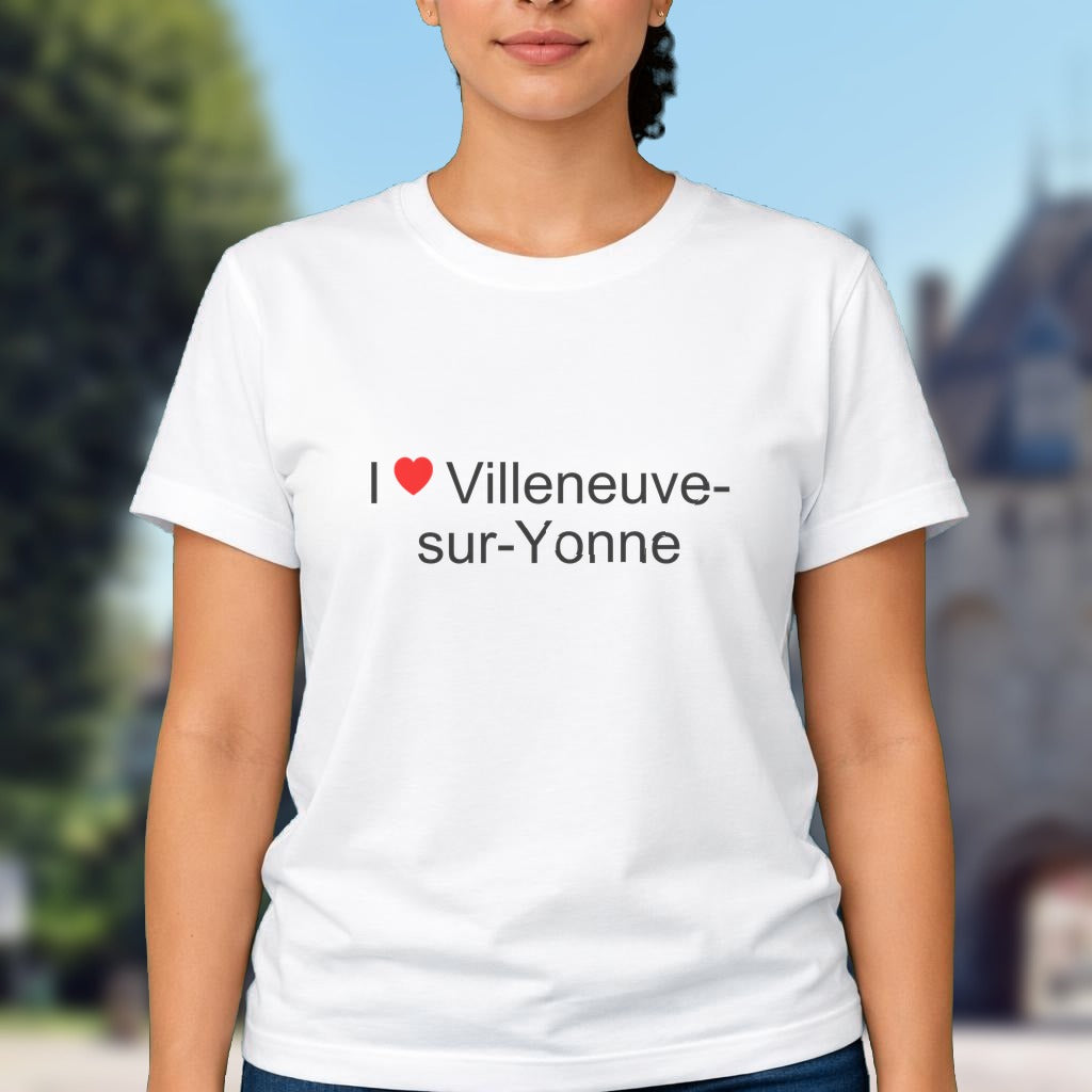 T-shirt I love villeneuve-sur-yonne