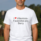 T-shirt I love villentrois-faverolles-en-berry