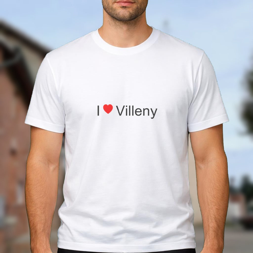 T-shirt I love villeny