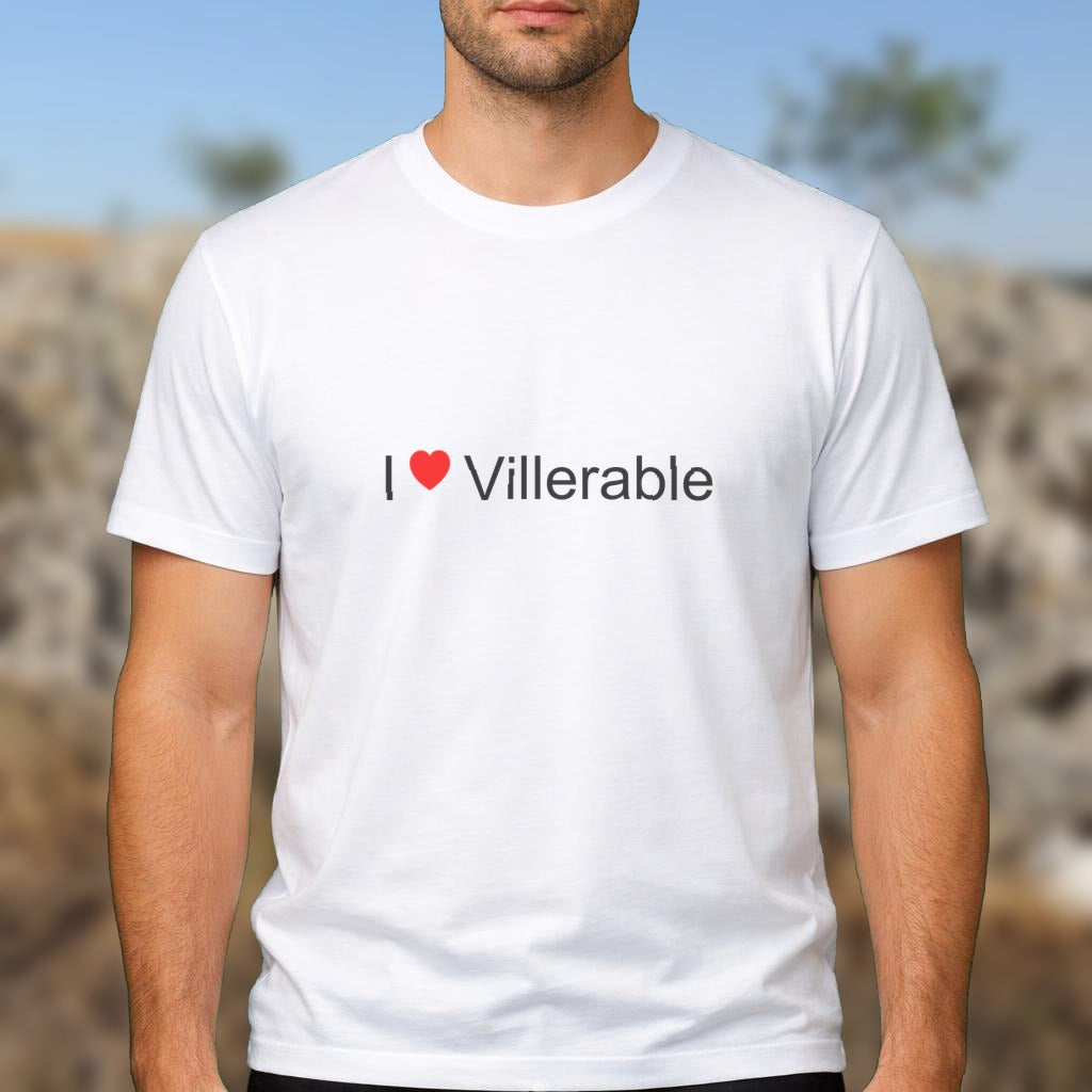 T-shirt I love villerable