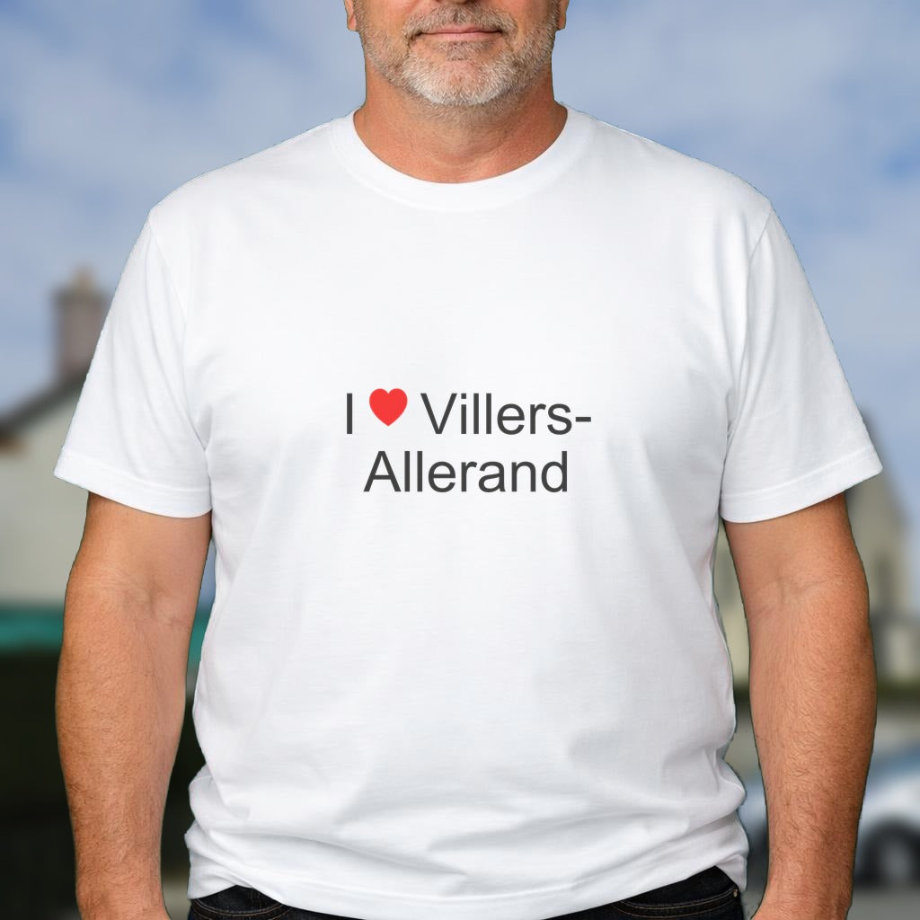 T-shirt I love villers-allerand