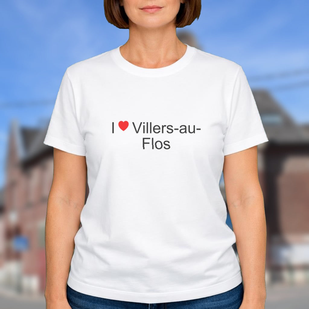 T-shirt I love villers-au-flos
