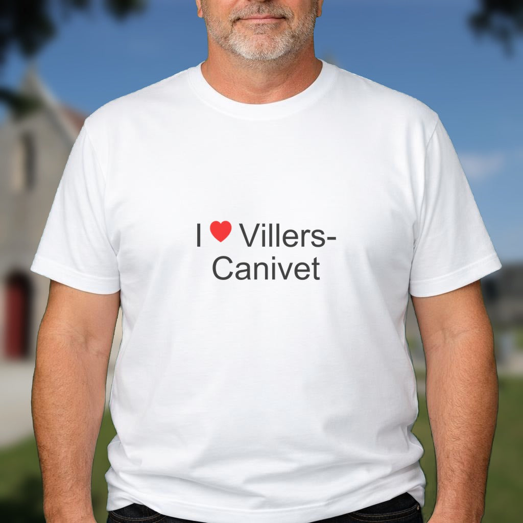 T-shirt I love villers-canivet
