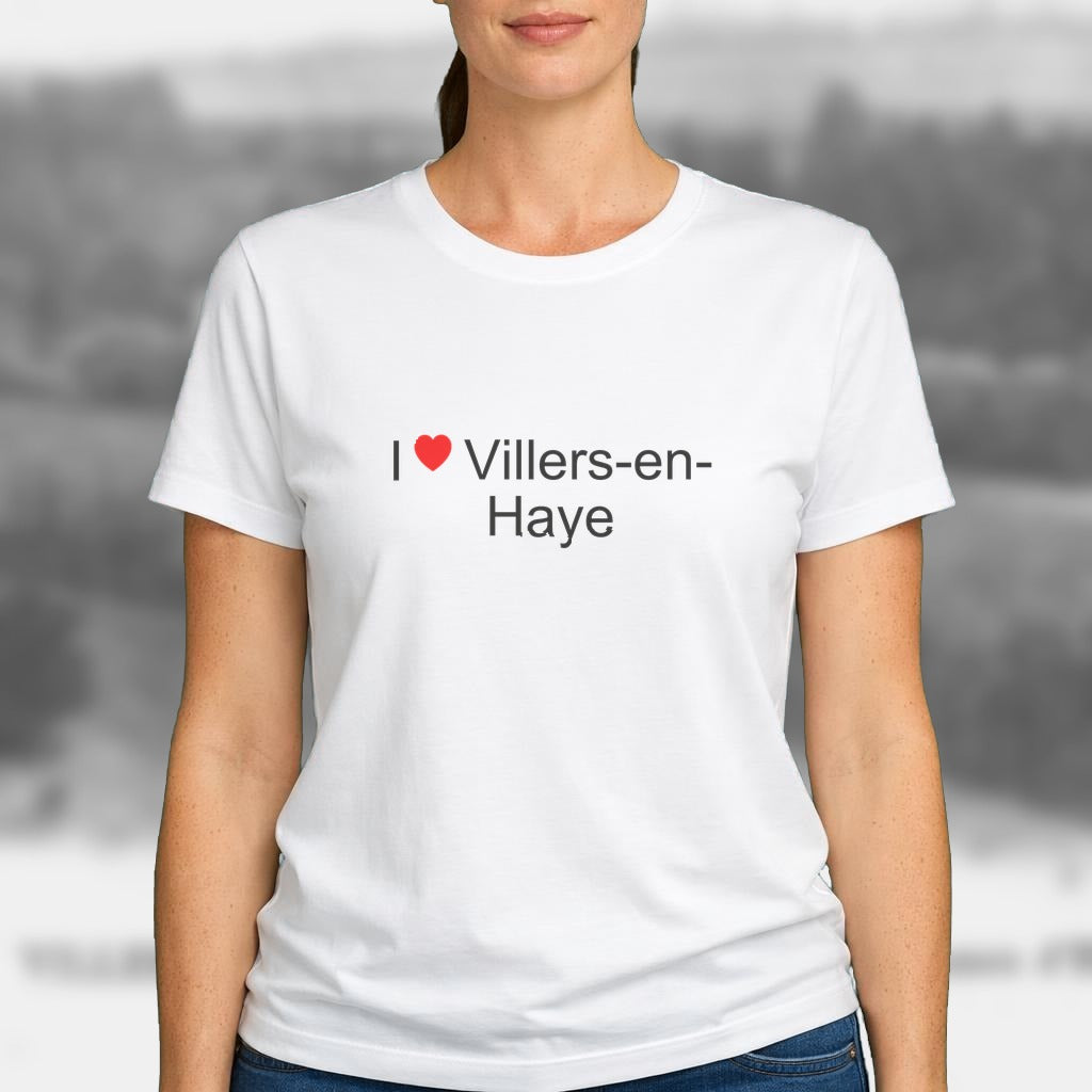 T-shirt I love villers-en-haye