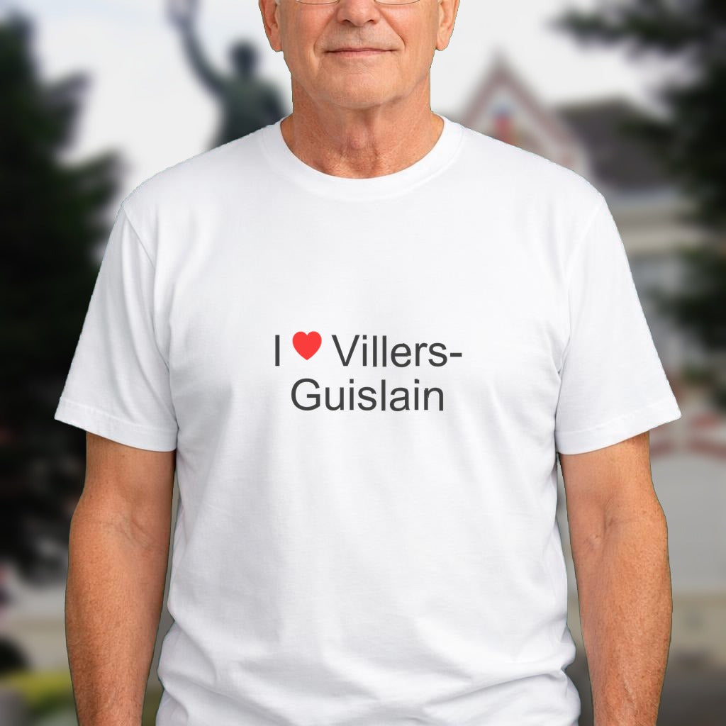 T-shirt I love villers-guislain