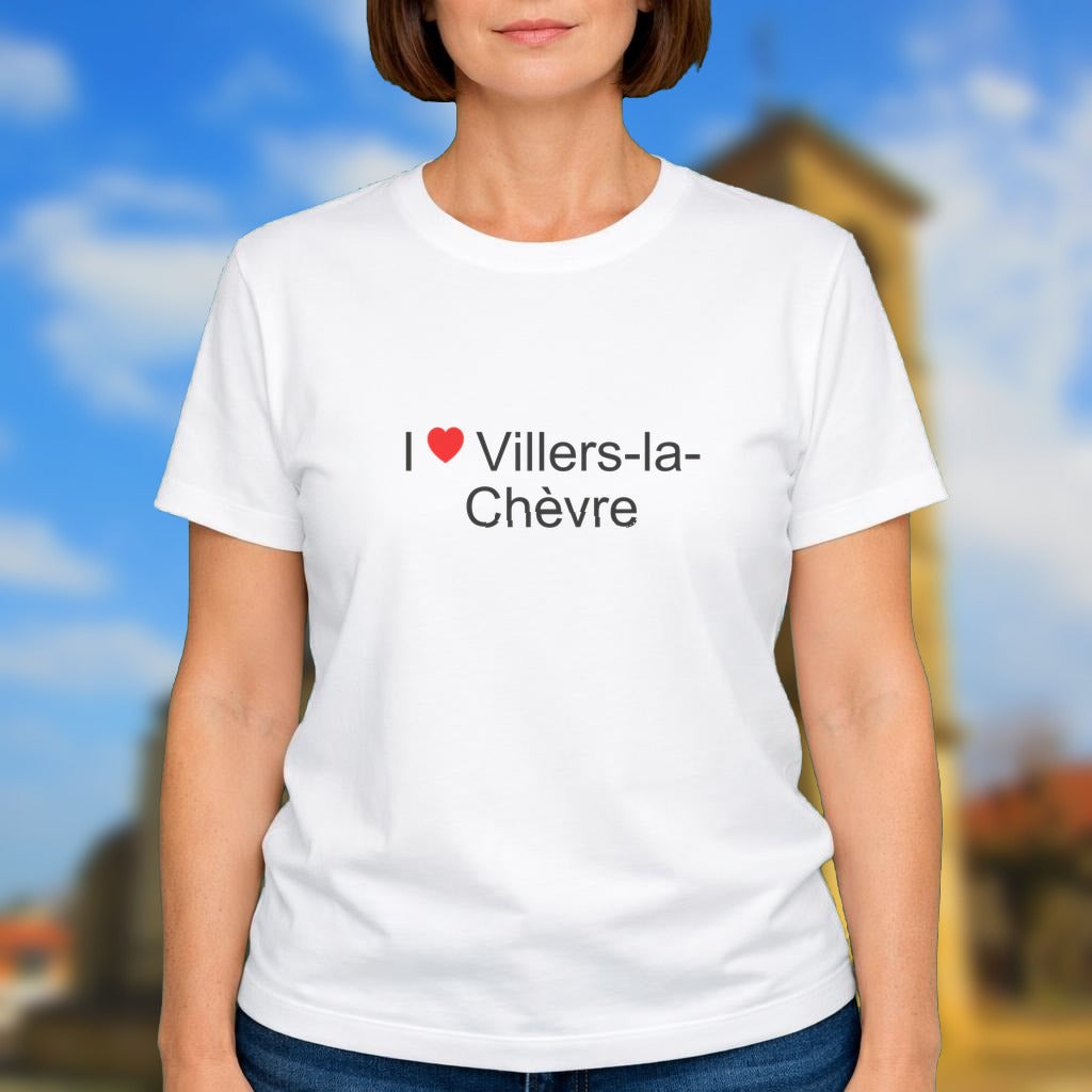T-shirt I love villers-la-chèvre